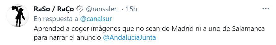 Tuit anuncio día de Andalucía Tuit anuncio día de Andalucía