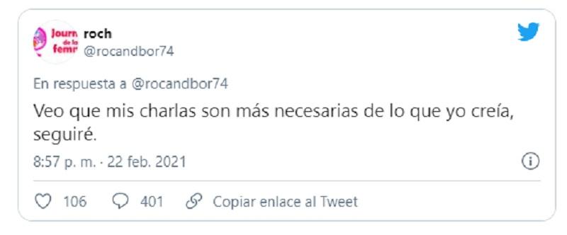 La profesora que defiende la igualdad en los colegios muestra su sorpresa La profesora que defiende la igualdad en los colegios muestra su sorpresa