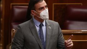 El presidente del Gobierno, Pedro Sánchez, durante un acto en el Congreso. Fuente: Europa Press.