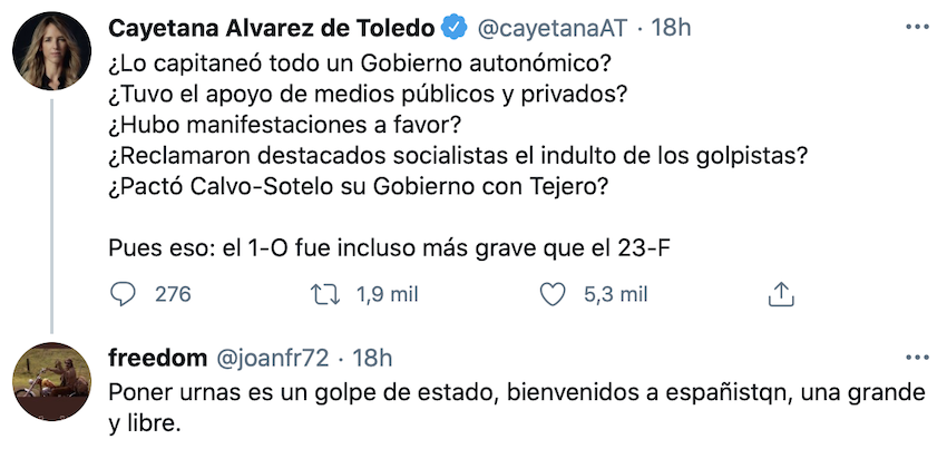 Captura tuit de Álvarez de Toledo