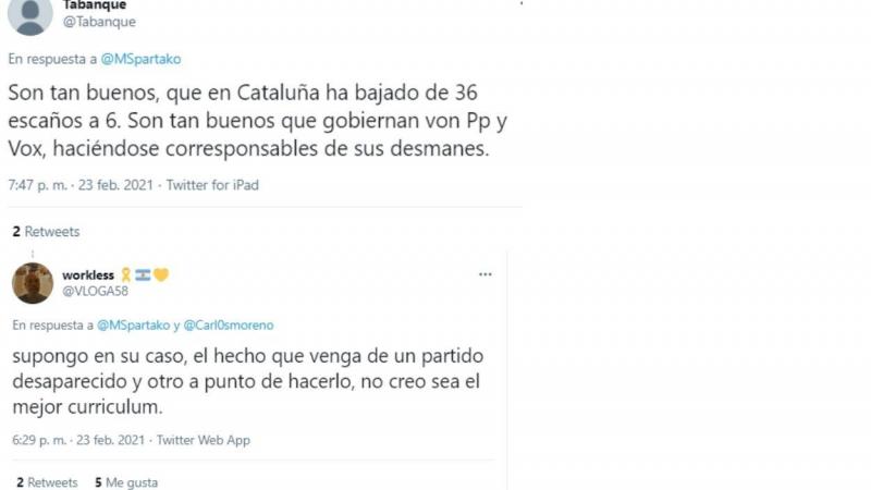 Reacciones al tuit de Toni Cantó 2 Reacciones al tuit de Toni Cantó 2