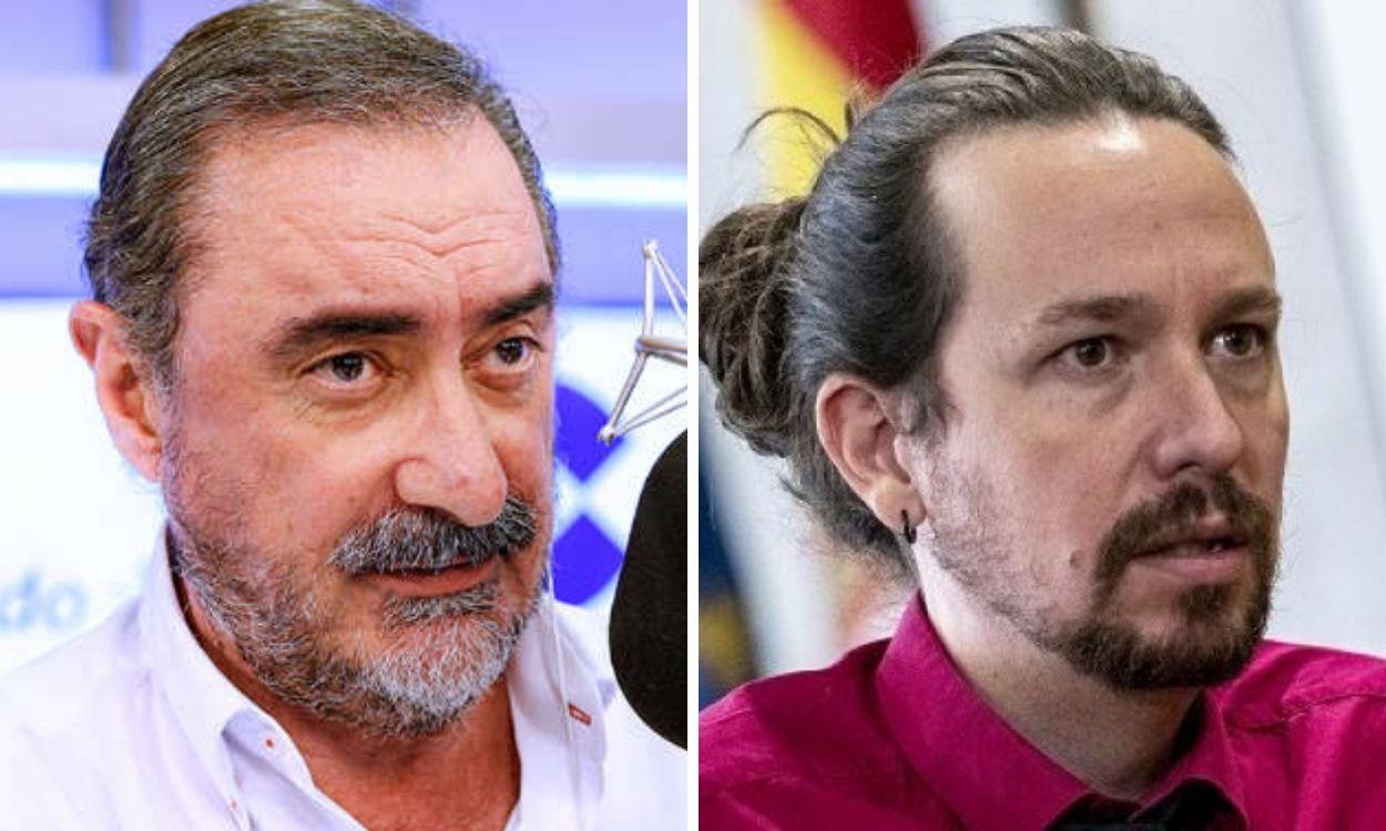 Carlos Herrera y Pablo Iglesias