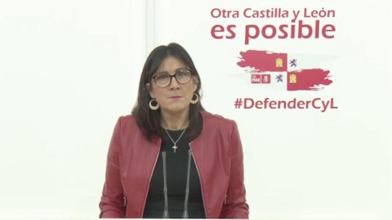 Ana Sánchez, del PSOECyL, recrimina la actitud del PP sobre la caza del lobo. Europa Press