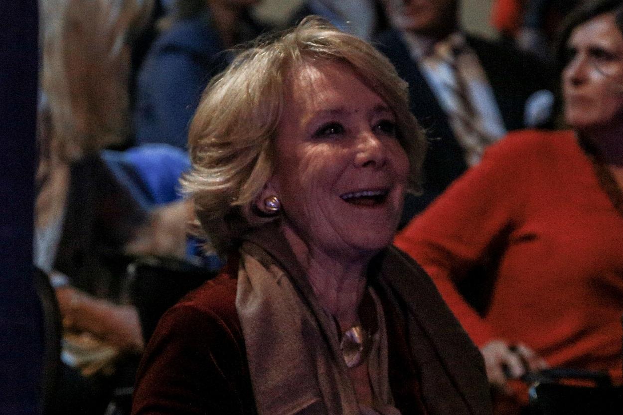 La expresidenta de la Comunidad de Madrid Esperanza Aguirre