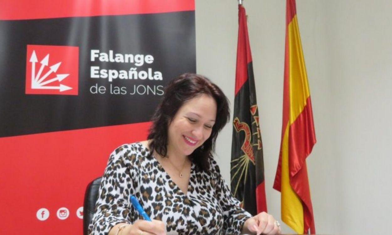 La parlamentaria falangista Luz Belinda