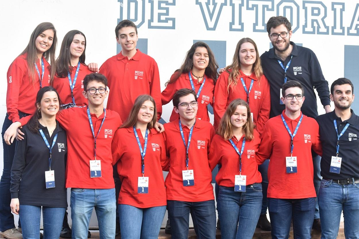 Premiados por las Becas Europa. Banco Santander