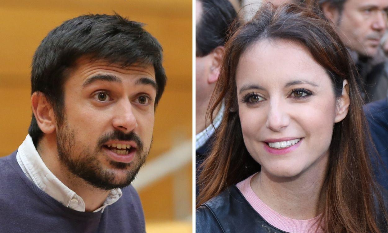 Ramón Espinar y Andrea Levy