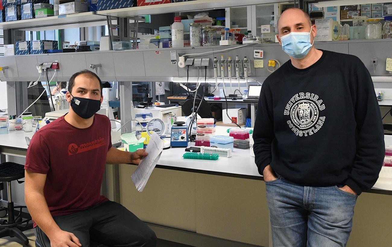 José Tubío y Martín Santamarina son los investigadores de la Universidad de Santiago de Compostela que participan en este proyecto (Foto: USC).