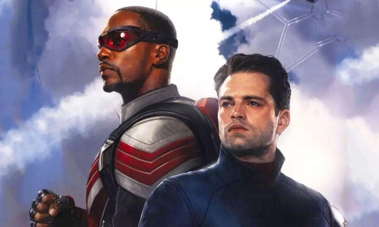 Imagen promocional de la serie de Disney+ Falcon and the Winter Soldier.