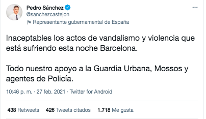 Tuit PEdro Sánchez
