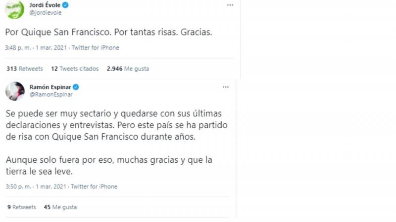 Reacciones a la muerte de Quique San Francisco 4