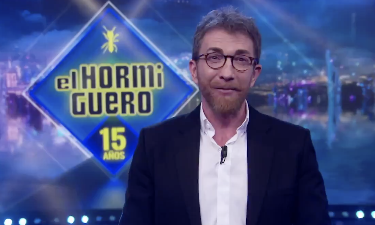 Pablo Motos durante su monólogo en El Hormiguero