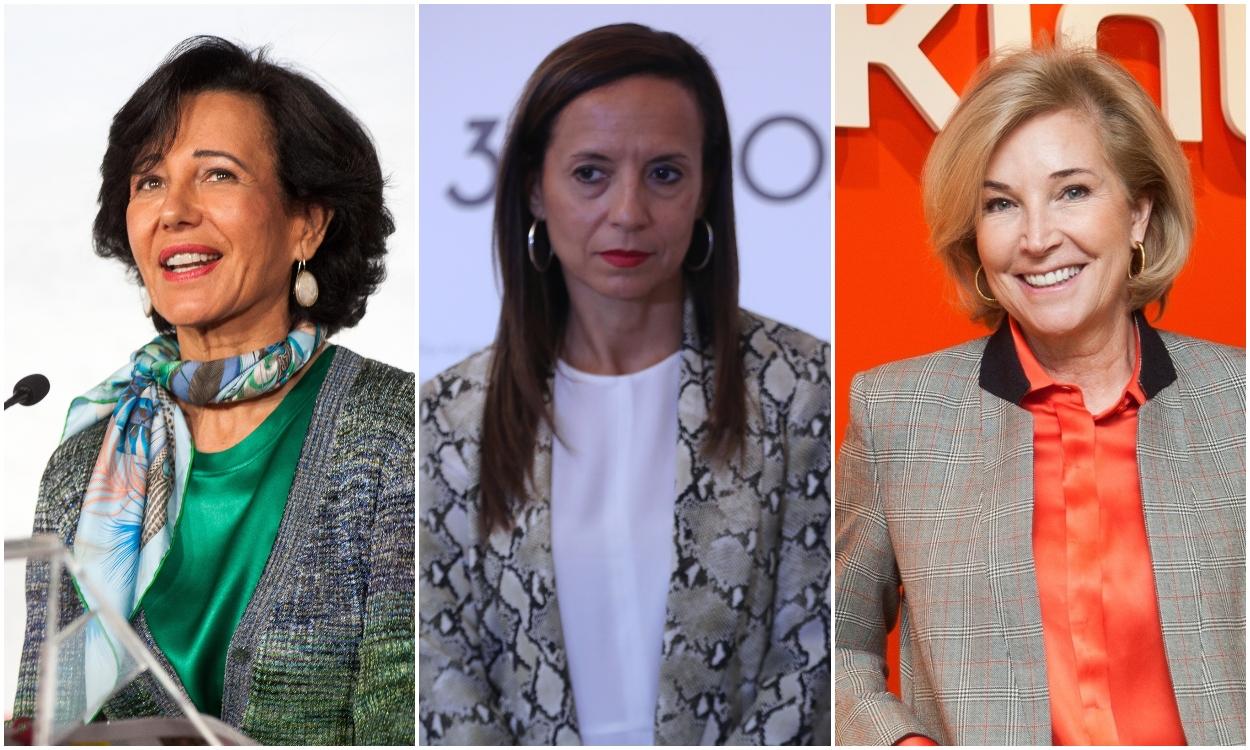 Ana Botín, Beatriz Corredor y María Dolores Dancausa