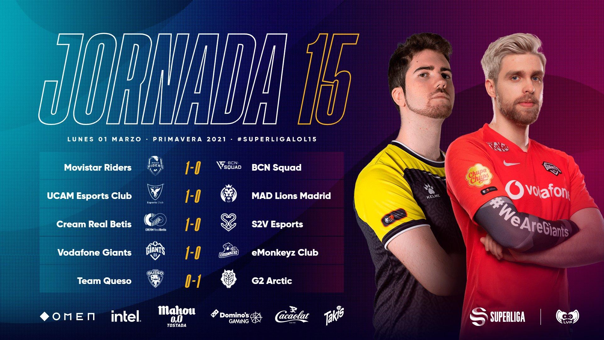 Superliga de League of Legends I Jornada 15