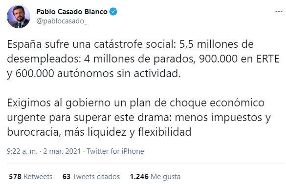 Tuit Pablo Casado