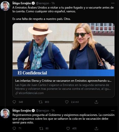 Tuit Errejón Tuit Errejón