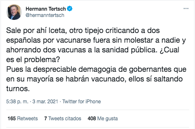 Hermann Tertsch sobre las infantas Hermann Tertsch sobre las infantas