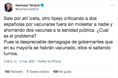 Hermann Tertsch sobre las infantas