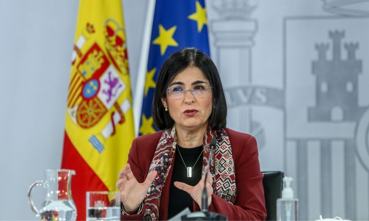 La ministra de Sanidad, Carolina Darias