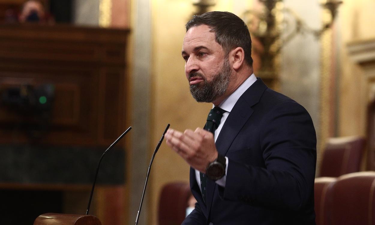 El líder de Vox Santiago Abascal