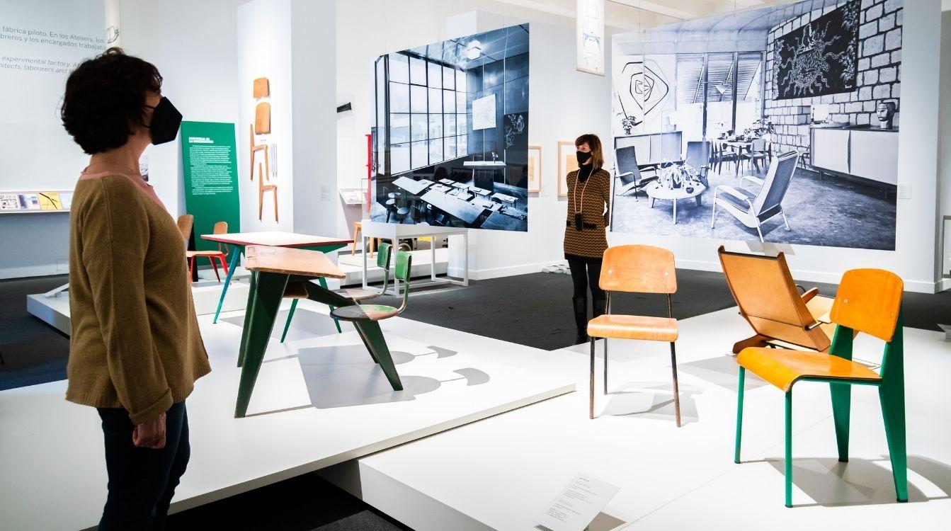La exposición El universo de Jean Prouvé. Arquitectura Industria y Mobiliario, se puede visitar en CaixaForum Madrid desde el 4 de marzo al 13 de junio