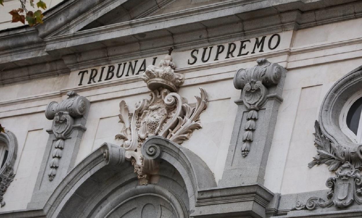 Fachada del Tribunal Supremo.