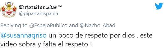 Tuit 1 sobre el vídeo de Espejo Público Tuit 1 sobre el vídeo de Espejo Público