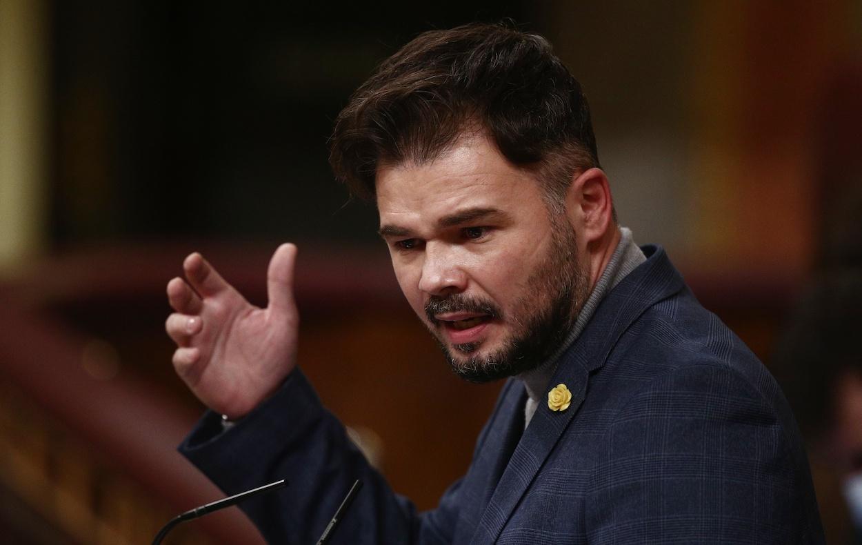 El diputado y portavoz de ERC en el Congreso, Gabriel Rufián