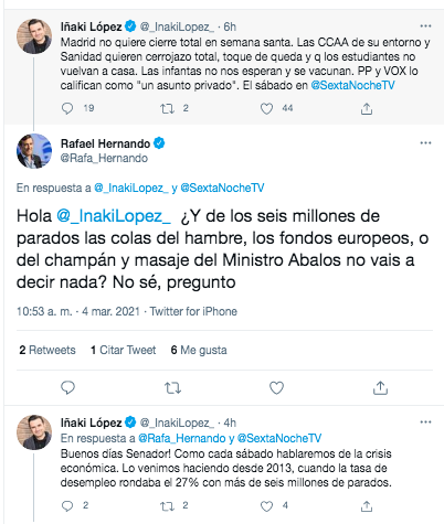 Ramón Espinar sobre 8M Ramón Espinar sobre 8M