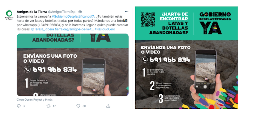 Campaña amigos de la tierra. EP