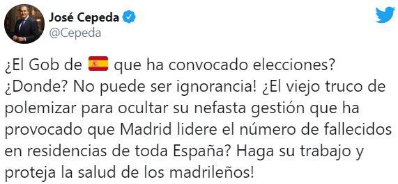 Un usuario critica a Ayuso 2 Un usuario critica a Ayuso 2