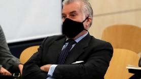 El extesorero del PP Luis Bárcenas durante el juicio por la presunta caja B. EP
