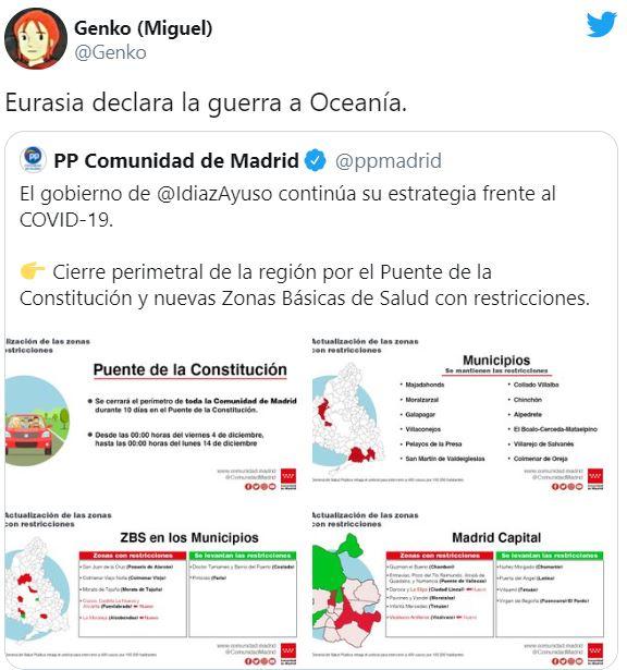 El hilo de Twitter que muestra las contradicciones del PP de Madrid El hilo de Twitter que muestra las contradicciones del PP de Madrid
