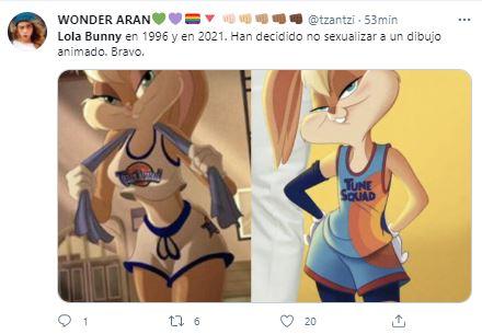 Captura Twitter Lola Bunny 1 Captura Twitter Lola Bunny 1