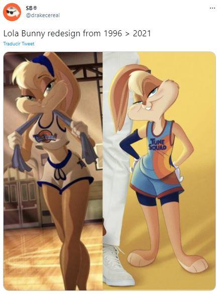 Rediseño del personaje de Lola Bunny