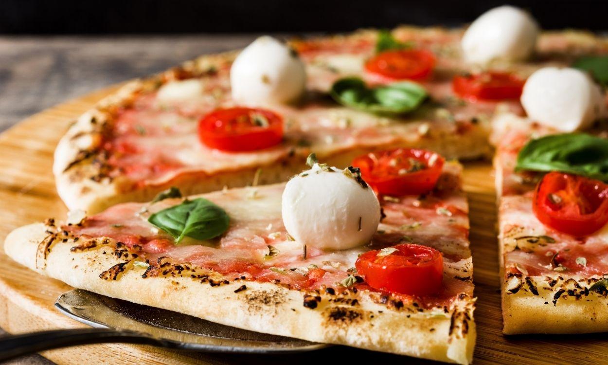 Pizza auténtica italiana.
