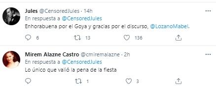 Comentarios sobre discurso Mabel Lozano 2