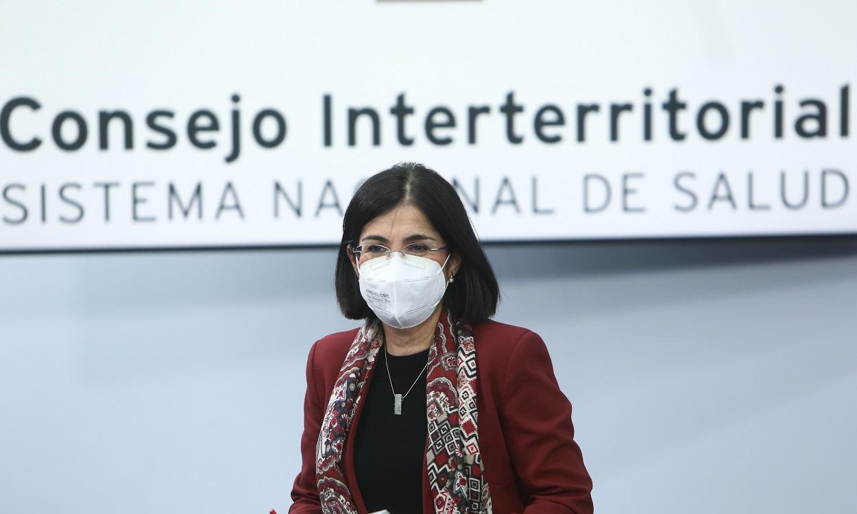 La ministra de Sanidad, Carolina Darias. EP
