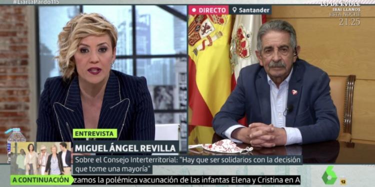 Revilla habla de las infantas Elena y Cristina con Cristina Pardo. Liarla Pardo