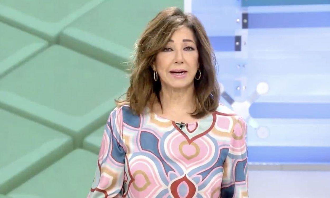 Ana Rosa Quintana en su programa de Telecinco.
