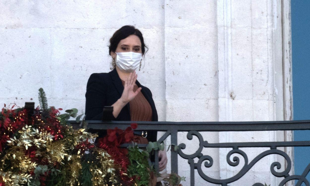 Isabel Díaz Ayuso en un acto institucional en Madrid. EP