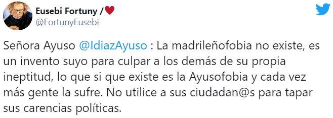 tuit sobre la ayusofobia 4