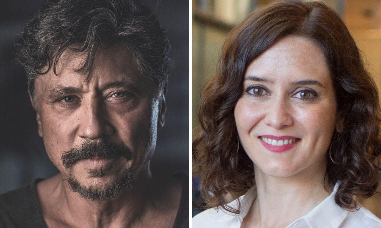 Carlos Bardem e Isabel Díaz Ayuso