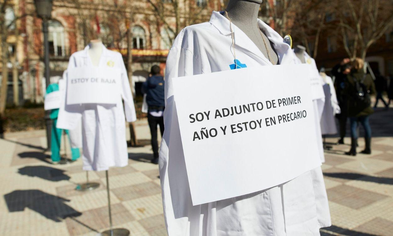 Huelga indefinida de sanitarios de Atención Primaria en Madrid. EP