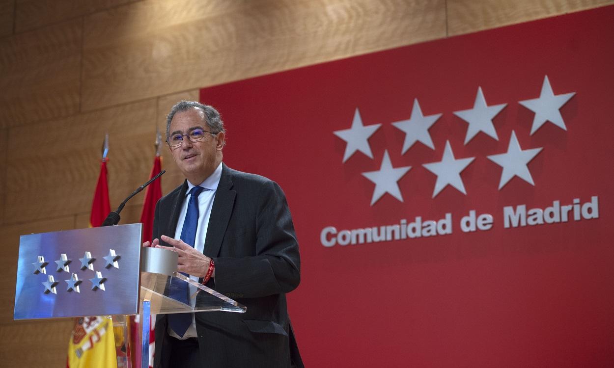 El consejero y portavoz del Gobierno de la Comunidad de Madrid, Enrique Ossorio. EP