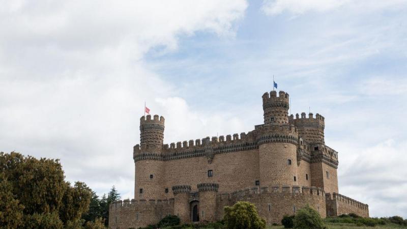 Manzanares El Real, pueblo de la Sierra de Madrid. 