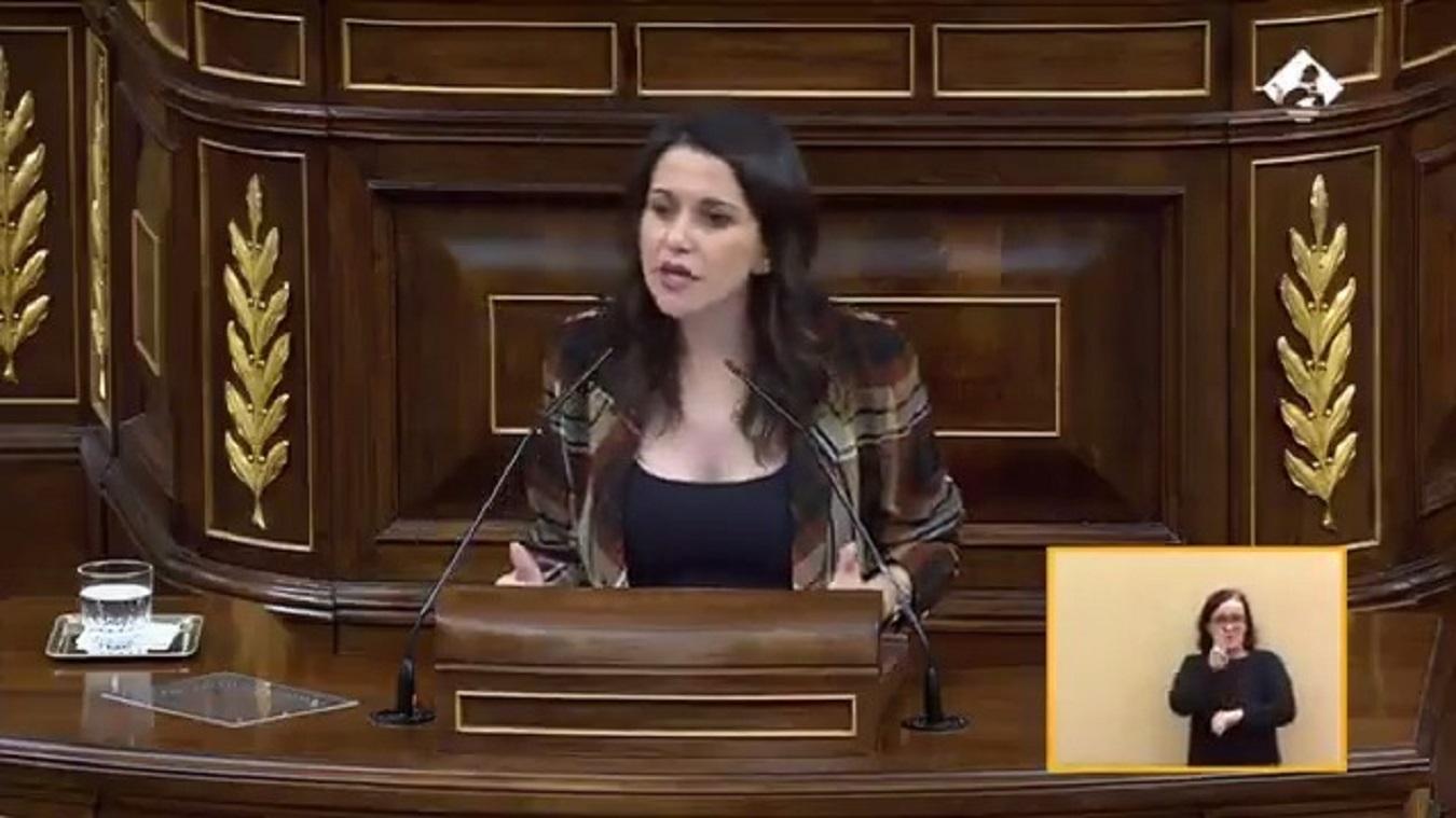 La líder de Ciudadanos, Inés Arrimadas. Fuente: Twitter.