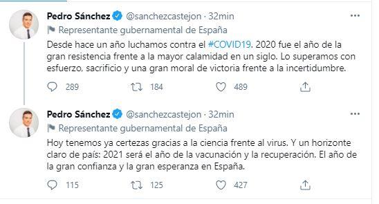 tuit de Pedro Sanchez tuit de Pedro Sanchez