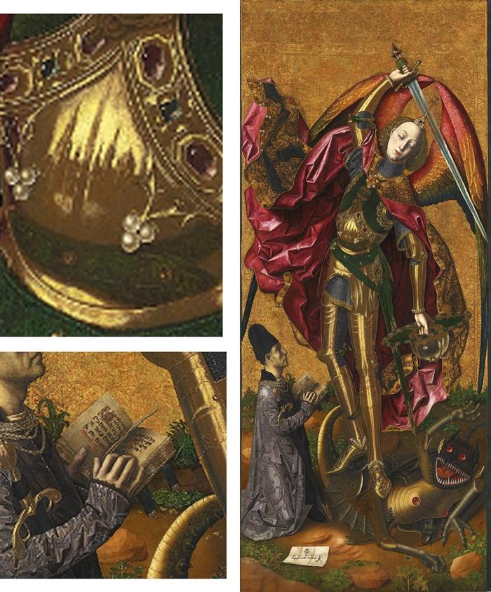 Los numerosos detalles que esconden los cuadros de Bermejo dan un sentido muy especial a sus obras