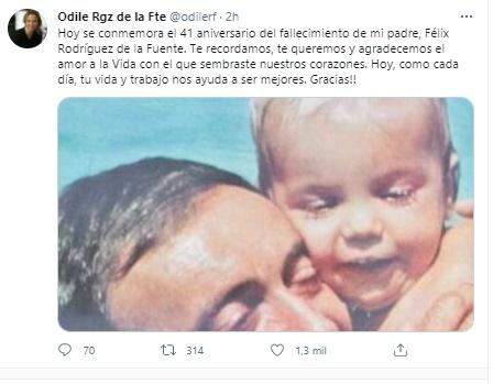 Texto de la hija de Rodríguez de la Fuente en el 41 aniversario de su muerte Texto de la hija de Rodríguez de la Fuente en el 41 aniversario de su muerte